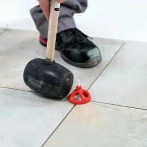 Rubi Cyclone Tile Leveling System 1/16″ Flat Bases | 1/16″ Clips – Bag of 100 - view 2