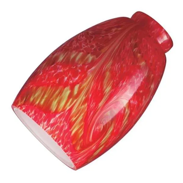 Westinghouse Van Gogh Handblown Glass Shade, 2-1/4 in