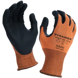 Pyramex® Nitrile-Coated A6 Cut-Resistant Gloves