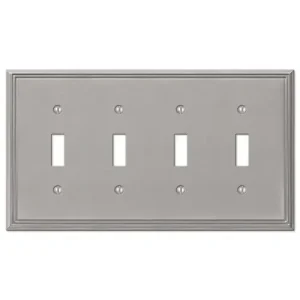 Amerelle 4T Metro Line Metal Brush Nickel