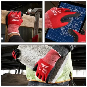 Milwaukee Cut Level 1 Nitrile Dipped Gloves - view 2