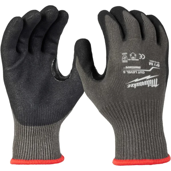 Milwaukee® Cut Level 5 Nitrile Dipped Gloves