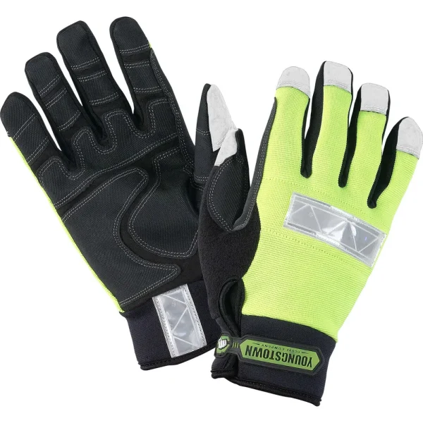 Youngstown Safety Lime Waterproof Winter Gloves