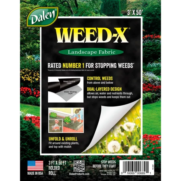 Dalen Weed-X® Premium Permanent Landscaping Fabric
