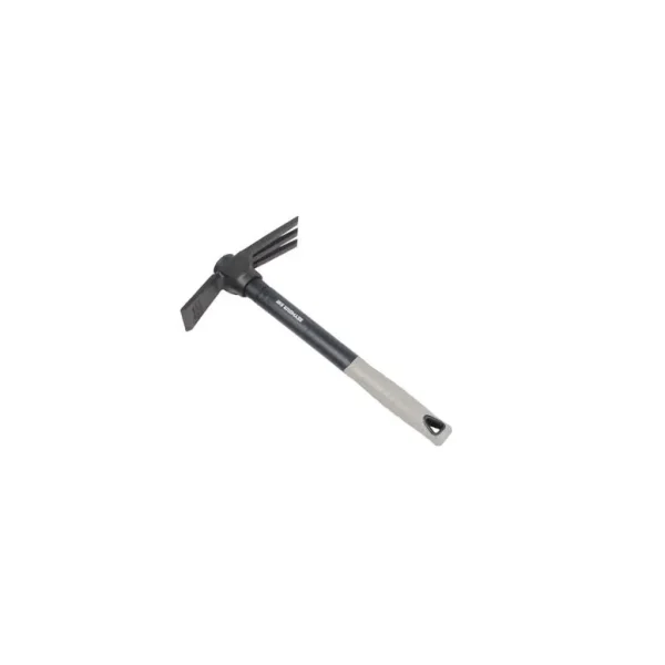 1.5 lb Tiller Mattock – Fiberglass with Cushion Grip & Overstrike Protection 16″ Handle
