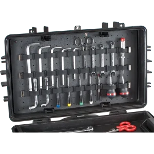 Top Lid Tool Panel For Mobile Tool Chests With Customizable Bands