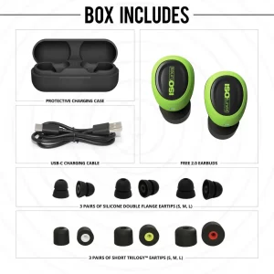 ISOtunes® FREE™ 2.0 Noise Isolating Bluetooth® Wireless Earbuds - view 4