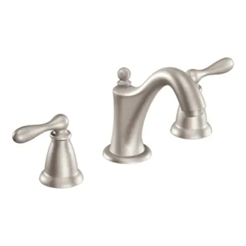 Moen Caldwell Nickel Widespread Classic Bathroom Faucet