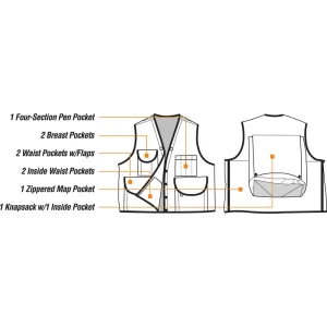 Jim-Gem® “Pro” 10-Pocket Cruiser Vest - view 3