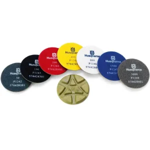 Husqvarna 3″ P1200 Dry Resin Bond Concrete Diamond Pads | 400 Grit - view 2