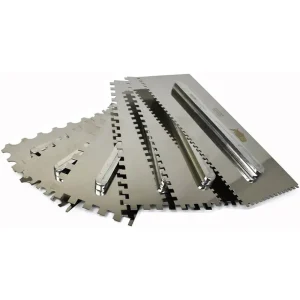 Donnelly Distribution Replacement Trowel Blades | 1/4″ Square Notch
