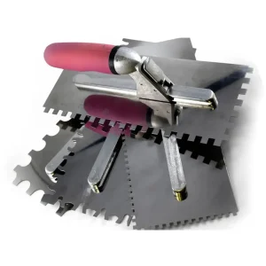 Donnelly Distribution Replacement Trowel Blades | 1/4″ Square Notch - view 2