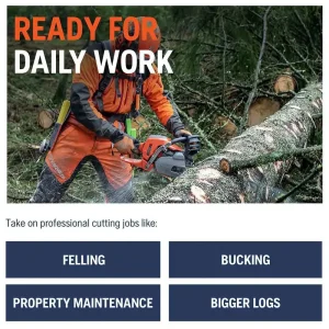 Husqvarna 545 Mark II 18″ Gas Chainsaw .58 GA - view 3