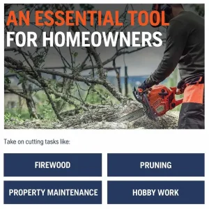 Husqvarna 135 Mark II 16″ Gas Chainsaw - view 3
