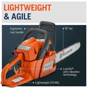 Husqvarna 135 Mark II 16″ Gas Chainsaw - view 4