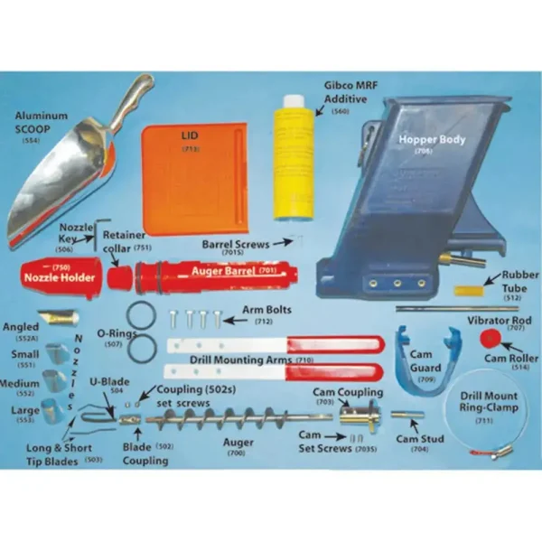 Quikpoint Mortar Gun Spare Parts Kit