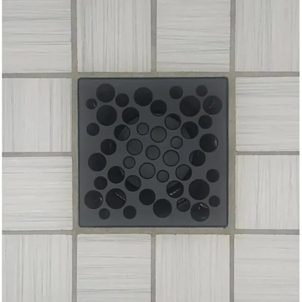 Ebbe UNIQUE Shower Drain Covers | Polished Chrome / Bubbles