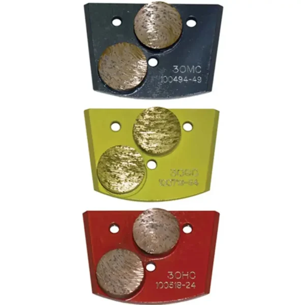 Edco Magna-Trap Core Tooling Double Dyma-Dots | 30 Grit / Double / Soft Concrete