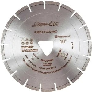 Soff Cut FLX 1000 Purple Ultra Early Diamond Blades | 6″ x .100