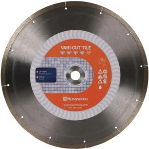 Husqvarna Vari-Cut Dry/Wet Granite & Porcelain Blade | 4″