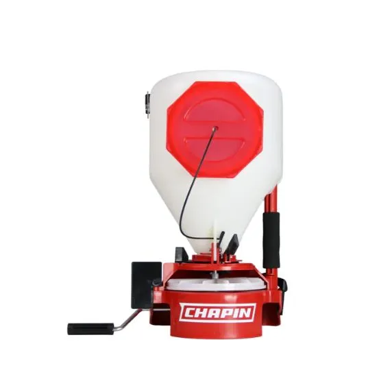 Chapin 8700A: 680 Cubic Inch Capacity Chest Mounted Turf Spreader with Easy Fill Poly Hopper, for Small Spaces, Food ...