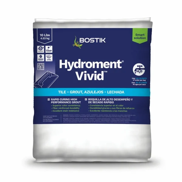 Bostik Hydroment Vivid Grout – 10 lb. Bag | Antique White