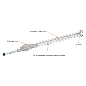 ECHO Mid-Reach Hedge Trimmer Attachment - view 2