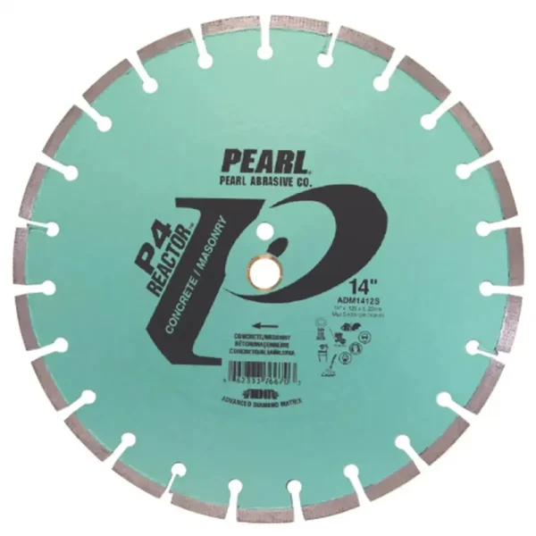 Pearl Abrasive P4 ADM Reactor 14″ Concrete and Masonry Blade