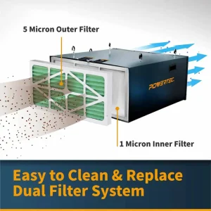 POWERTEC 3-Speed Air Filtration System - view 2