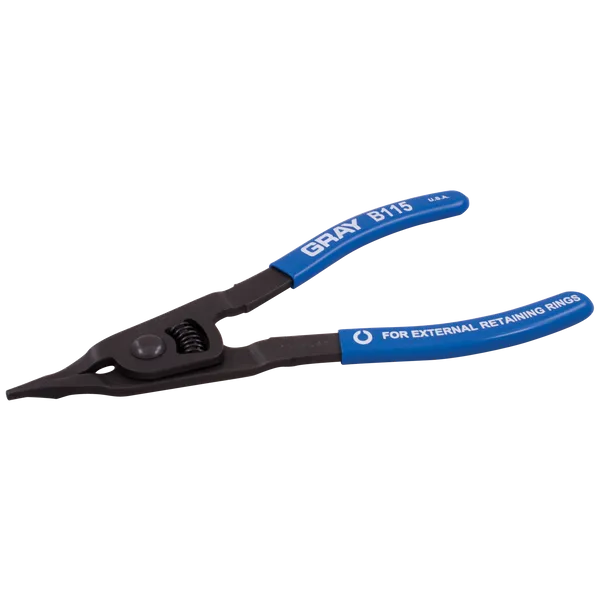Heavy Duty Industrial Snap-Ring Pliers (Fixed Straight Tips)