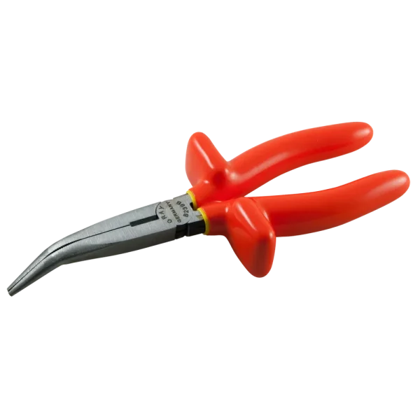 Insulated Needle Nose 45° Curved With Cutter