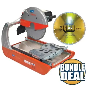 Norton Clipper BBM307 14″ Masonry Saw Bundle