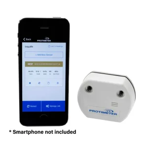 Protimeter Temperature and Moisture Bluetooth Logger - view 2