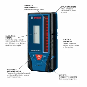 BOSCH GRL900-20HVK REVOLVE900 Self-Leveling Horizontal / Vertical Rotary Laser Package - view 4