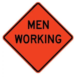 MEN WORKING Vinyl NF Orange Co – B NV4848MWOC