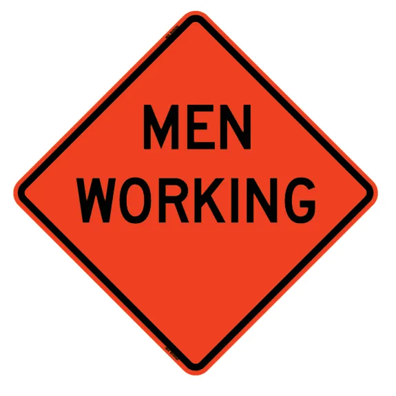 MEN WORKING Vinyl NF Orange Co – B NV4848MWOC