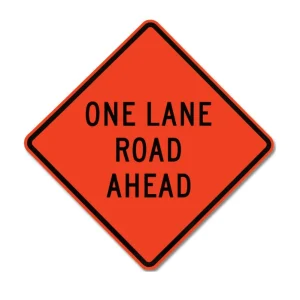 ONE LANE ROAD AHEAD Vinyl NF O – B NV4848OLRAOC