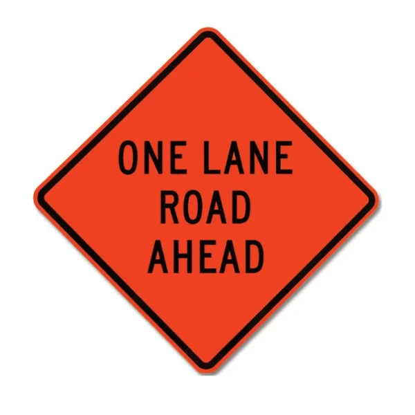 ONE LANE ROAD AHEAD Vinyl NF O – B NV4848OLRAOC