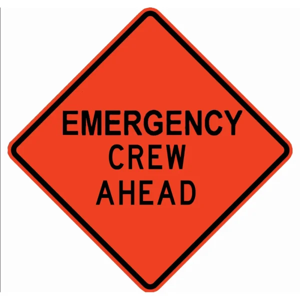 EMERGENCY CREW AHEAD 36×36 Pin