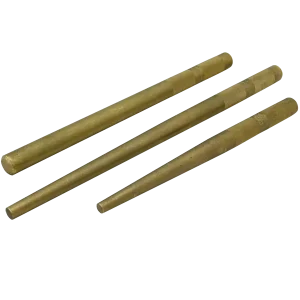 3 Piece Brass Drift & Line Up Punch Set