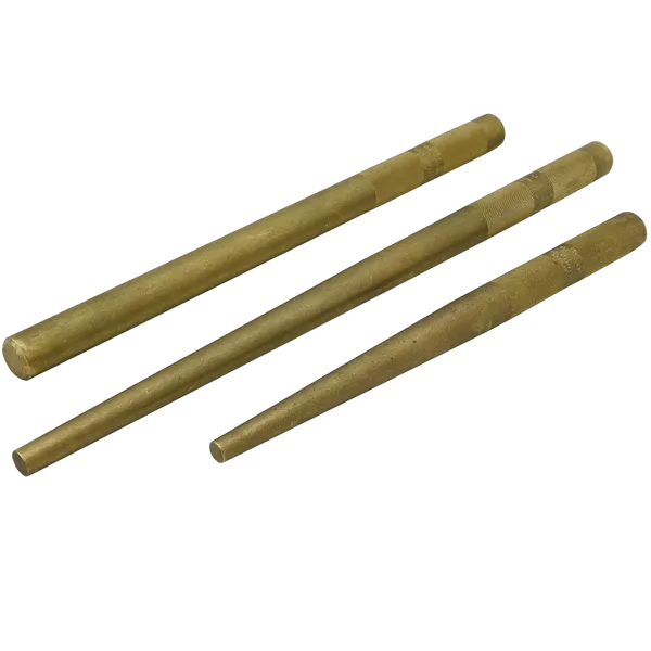 3 Piece Brass Drift & Line Up Punch Set