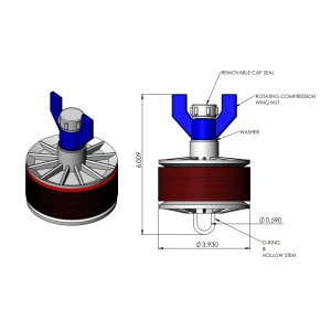 Kwikie Plug Wing Nut - view 4