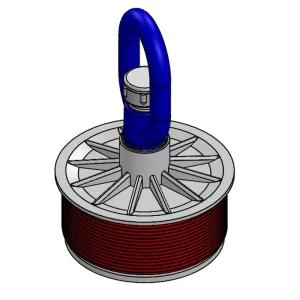 Kwikie Duct Plug with Loop Nut - view 3