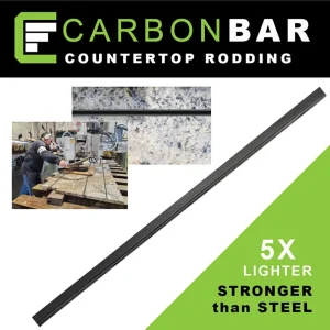 CF Span CarbonBar Countertop Rodding | 48″ x 3/8″ x 0.2″ - view 2