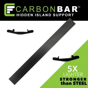 CF Span CarbonBar Hidden Island Support | 29″ x 2″ / 0.2″ - view 2