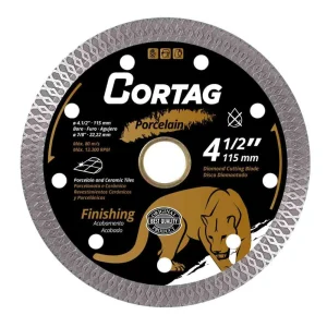 Cortag Porcelain Finish Diamond Turbo Blade | 4-1/2″