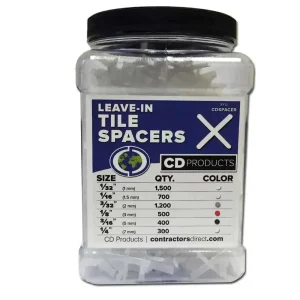 CD Products Leave-In Tile Spacers | 1/32″ (1mm)