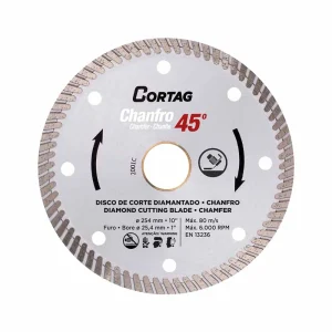 Cortag Turbo Chamfer 45° Diamond Blade | 8″ - view 2