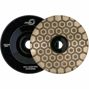 Diamax 4″ Cyclone Flat Resin HEX Cup Wheel | 30 Grit