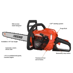 ECHO CS-4010 Chainsaw - view 2